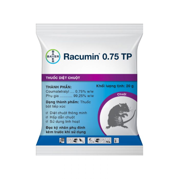 Thuốc diệt chuột RACUMIN 0.75 TP